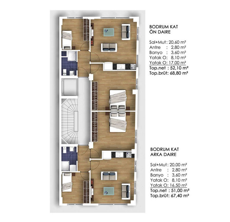 Büyütmek için tıklayın Deniz Apartmanı
