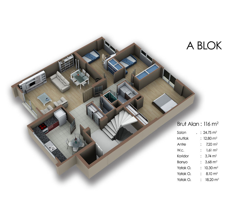 Görseli büyütmek için tıklayın Kalafatoğlu Apartmanı