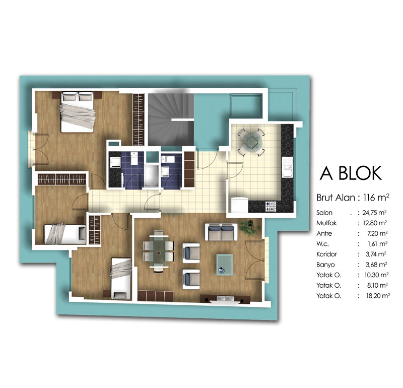 Görseli büyütmek için tıklayın Kalafatoğlu Apartmanı