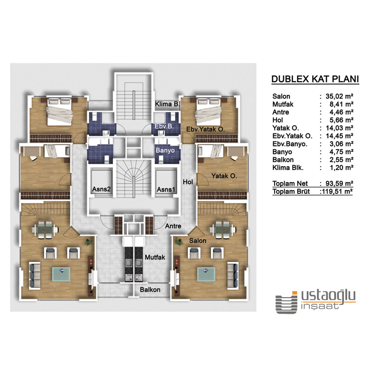 Büyütmek için tıklayın Özenç Apartmanı