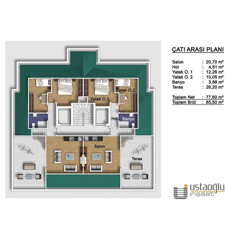 Büyütmek için tıklayın Özenç Apartmanı